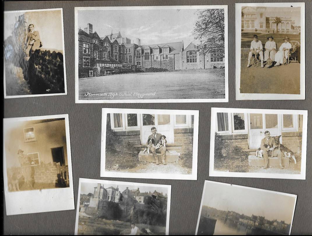 A black and white photo album

Description automatically generated
